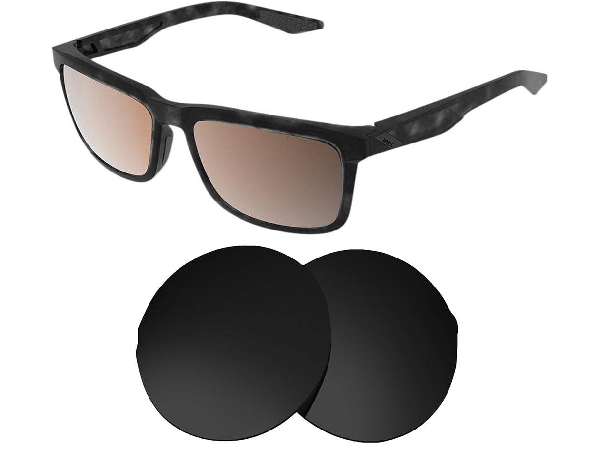 100% Blake-Replacement Lenses-Volcanic Black-Non-Polarized-Seek Optics