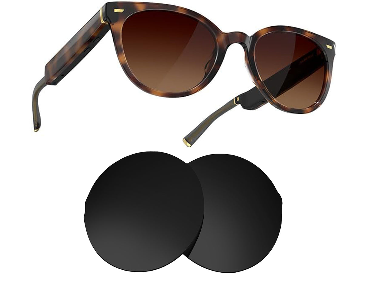 Amazon Echo 3 Cat Eye-Replacement Lenses-Volcanic Black-Non-Polarized-Seek Optics