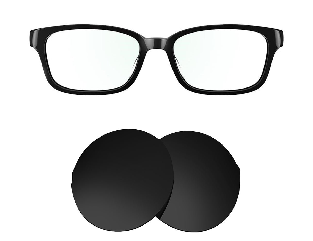 Amazon Echo 3 Rectangle-Replacement Lenses-Volcanic Black-Non-Polarized-Seek Optics