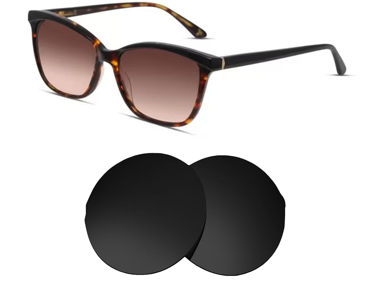 Amelia E. Heather 32-P7301-Replacement Lenses-Volcanic Black-Non-Polarized-Seek Optics