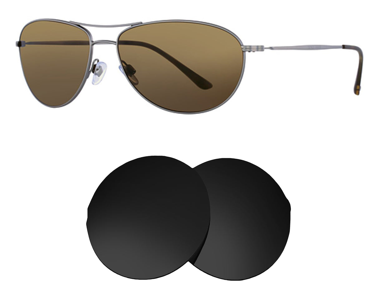 Armani AR6024-Replacement Lenses-Volcanic Black-Non-Polarized-Seek Optics