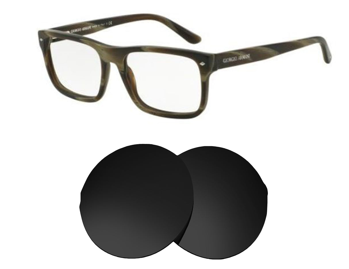 Armani AR7043-Replacement Lenses-Volcanic Black-Non-Polarized-Seek Optics