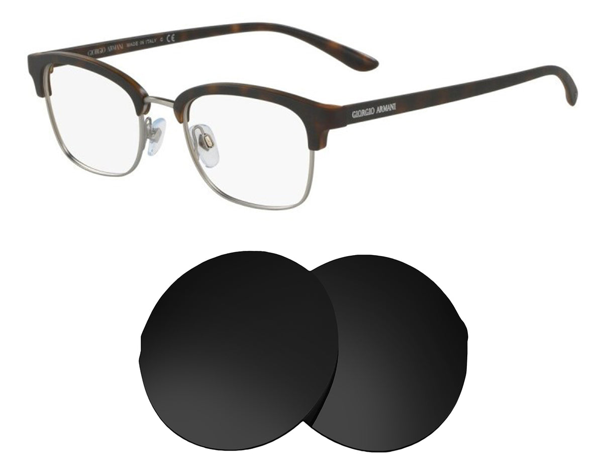 Armani AR7115-Replacement Lenses-Volcanic Black-Non-Polarized-Seek Optics