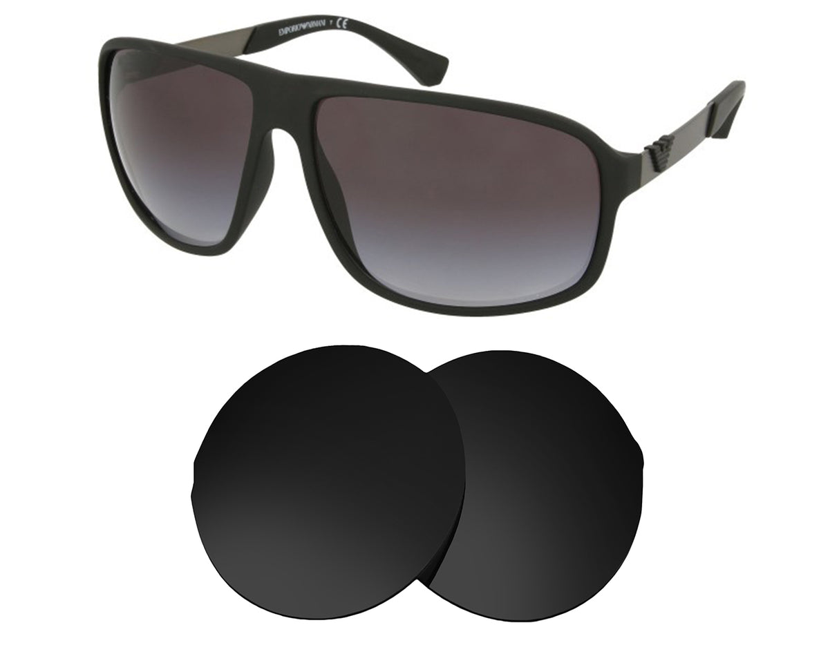 Armani EA4029-Replacement Lenses-Volcanic Black-Non-Polarized-Seek Optics