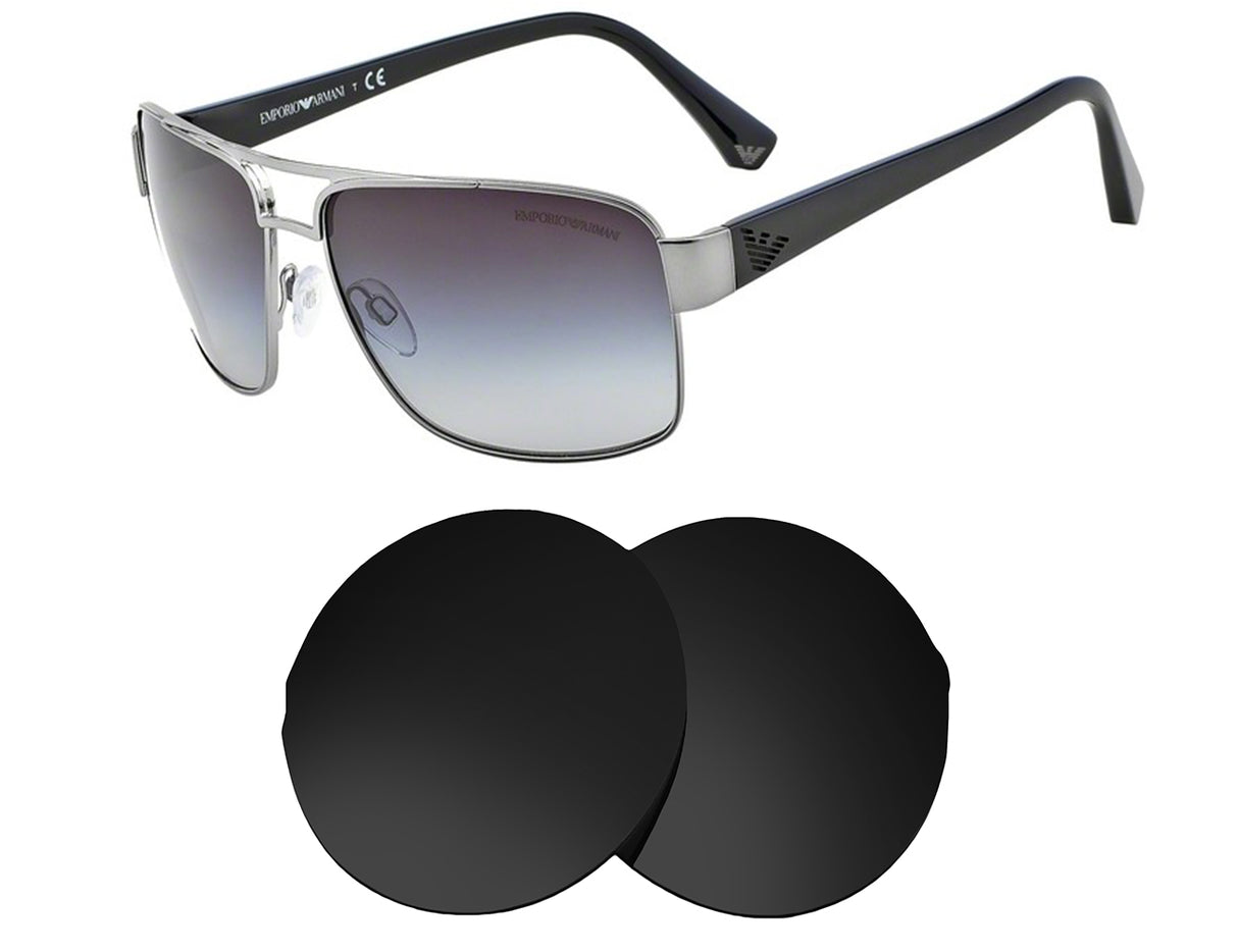 Armani EA2002-Replacement Lenses-Volcanic Black-Non-Polarized-Seek Optics