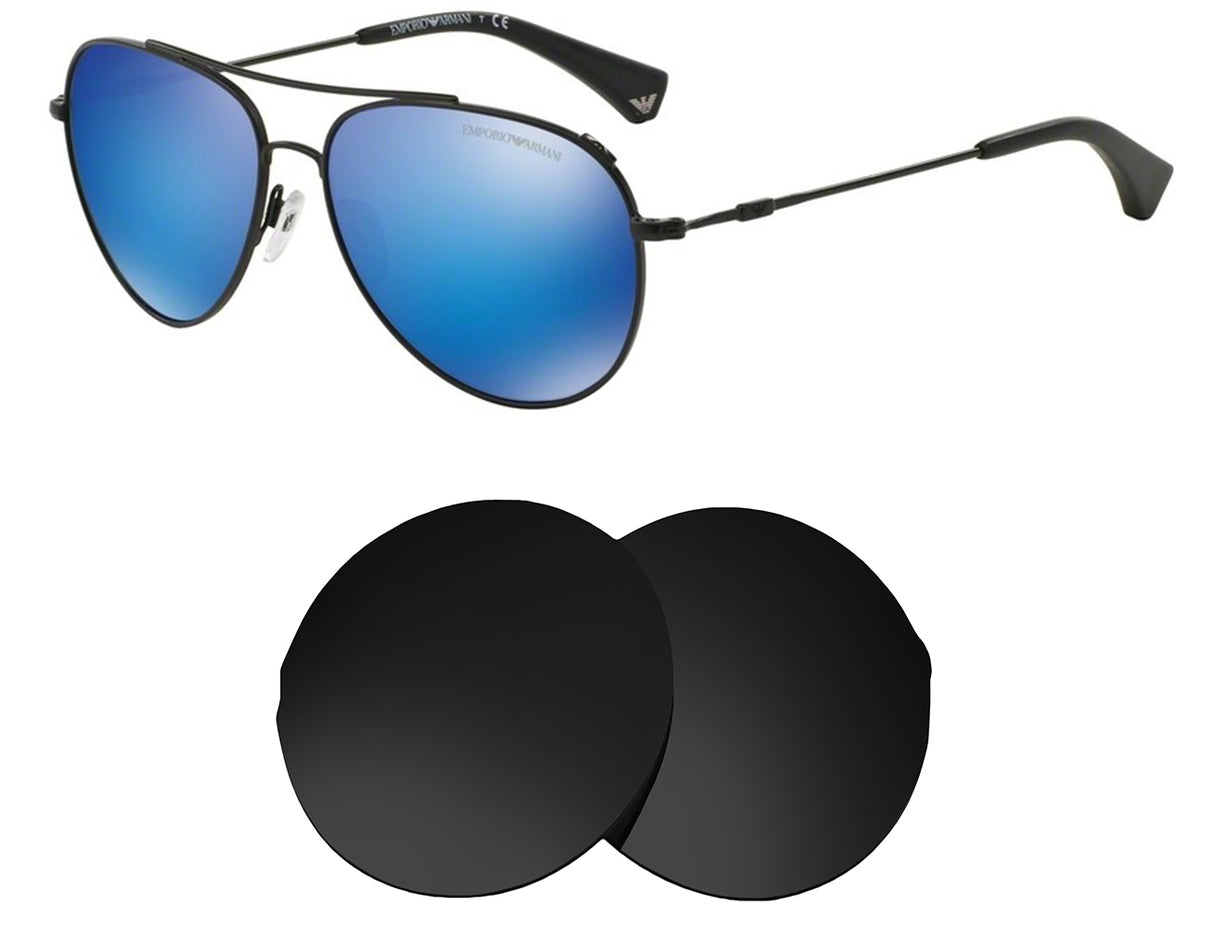 Armani EA2010-Replacement Lenses-Volcanic Black-Non-Polarized-Seek Optics