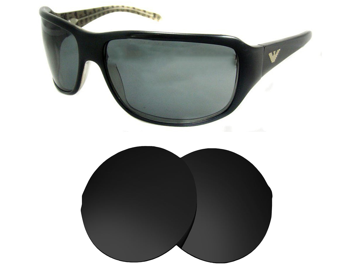 Armani EA9178S-Replacement Lenses-Volcanic Black-Non-Polarized-Seek Optics