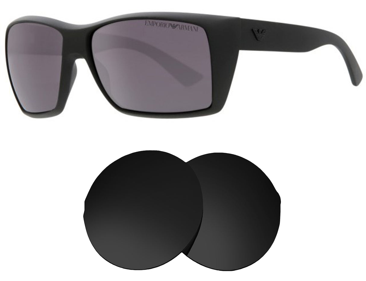 Armani EA9797-Replacement Lenses-Volcanic Black-Non-Polarized-Seek Optics