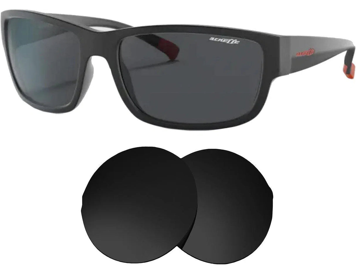Arnette Bushwick AN4256-Replacement Lenses-Volcanic Black-Non-Polarized-Seek Optics