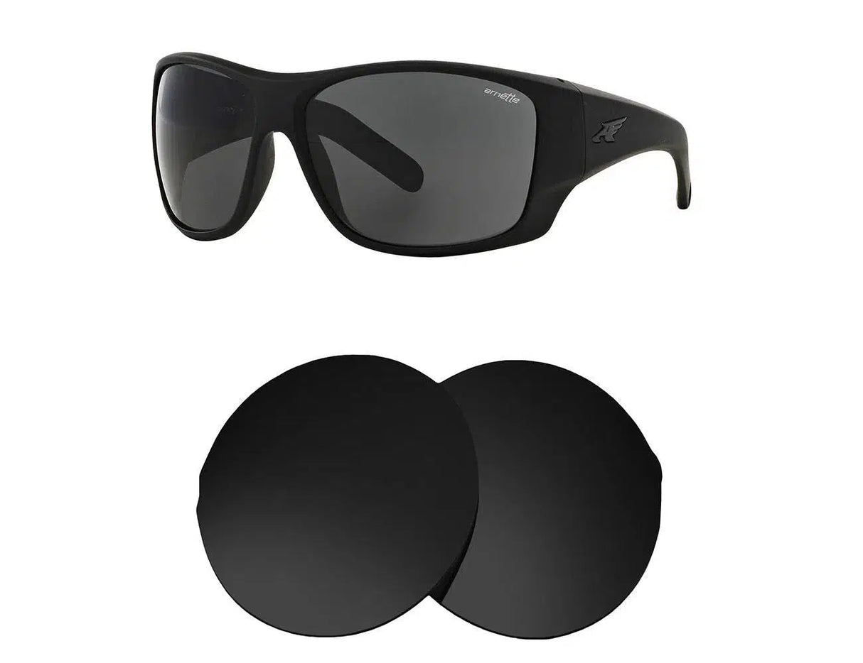 Arnette Heist 2.0 AN4215-Replacement Lenses-Volcanic Black-Non-Polarized-Seek Optics