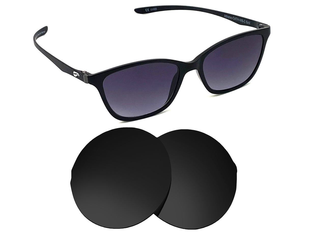 Flying Eyes Optics Athene-Replacement Lenses-Volcanic Black-Non-Polarized-Seek Optics