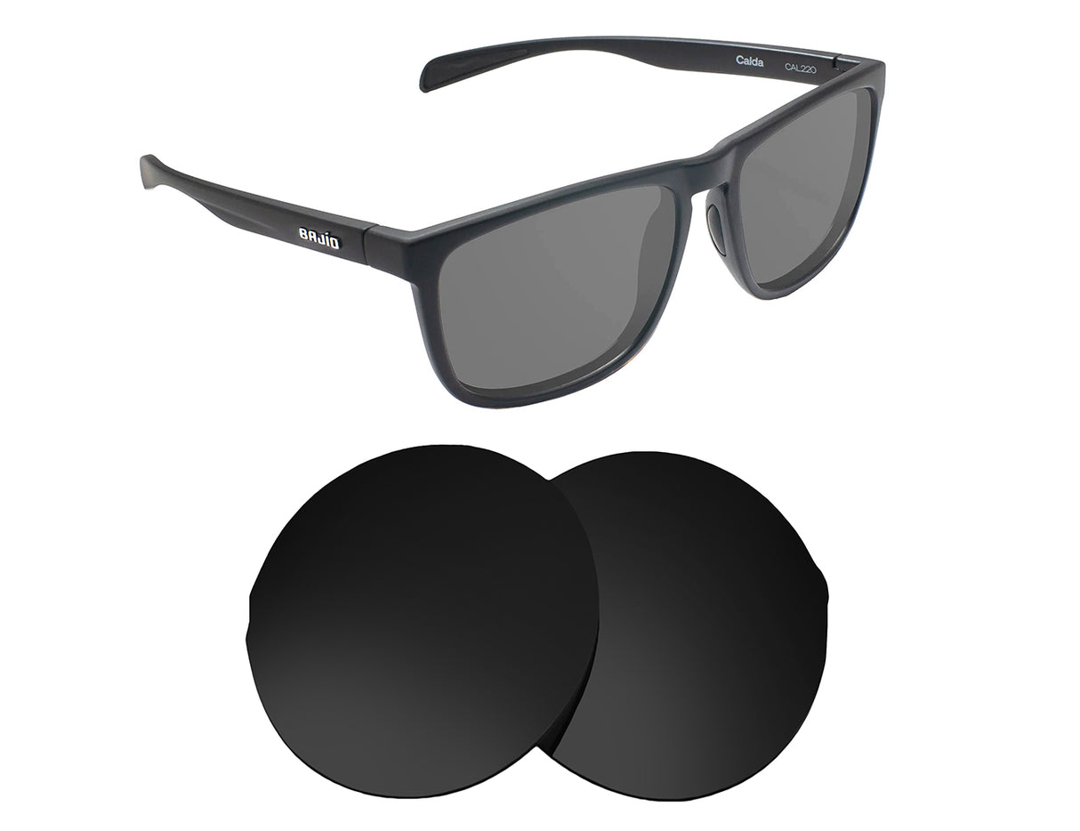 Bajio Calda-Replacement Lenses-Volcanic Black-Non-Polarized-Seek Optics
