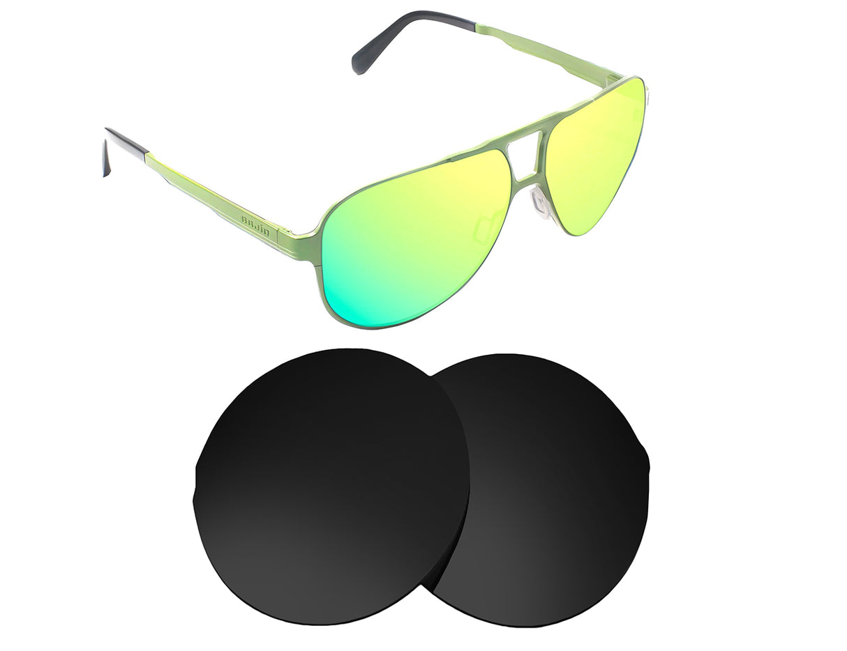 Bajio Clink-Replacement Lenses-Volcanic Black-Non-Polarized-Seek Optics