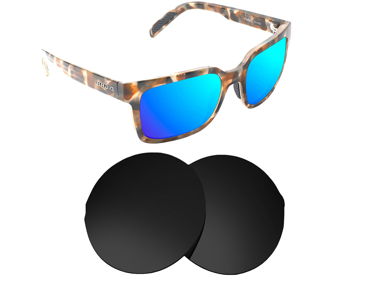 Bajio Paila-Replacement Lenses-Volcanic Black-Non-Polarized-Seek Optics