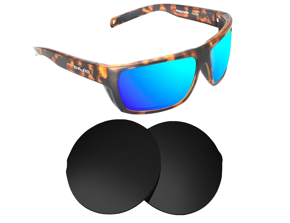 Bajio Palometa-Replacement Lenses-Volcanic Black-Non-Polarized-Seek Optics