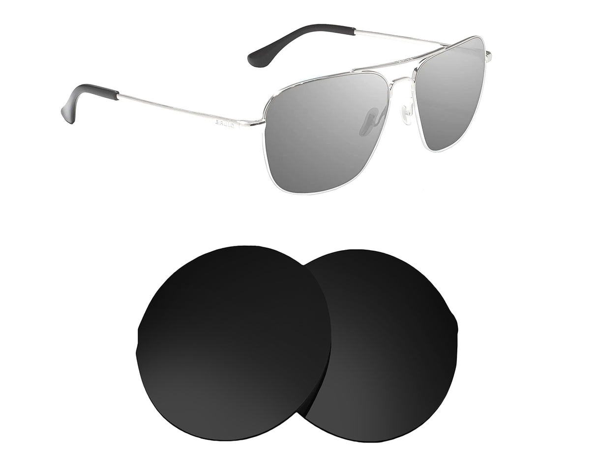 Bajio Snipes-Replacement Lenses-Volcanic Black-Non-Polarized-Seek Optics