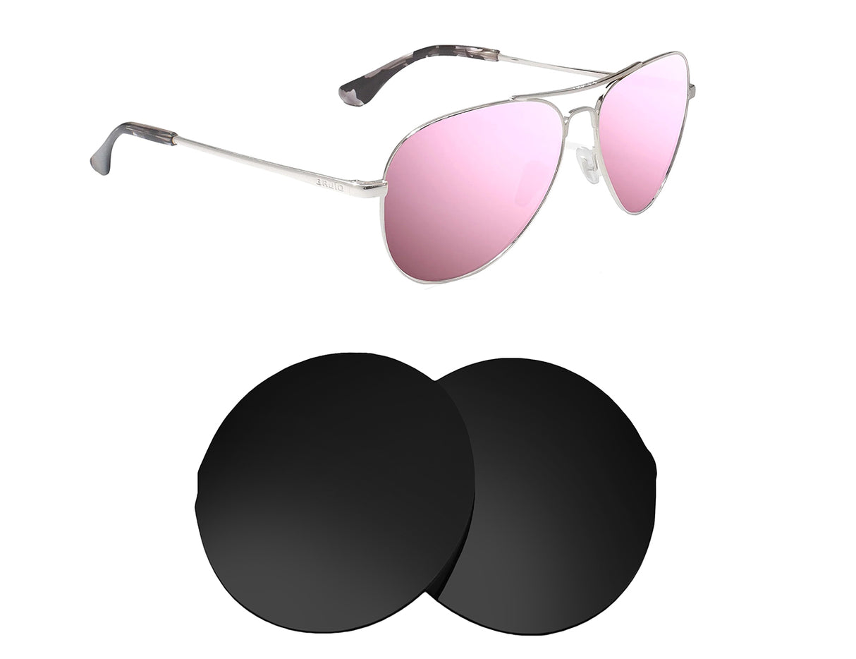 Bajio Soldado-Replacement Lenses-Volcanic Black-Non-Polarized-Seek Optics