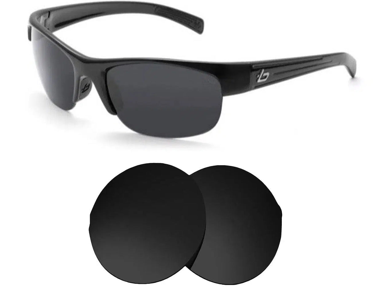 Bolle Aero-Replacement Lenses-Volcanic Black-Non-Polarized-Seek Optics
