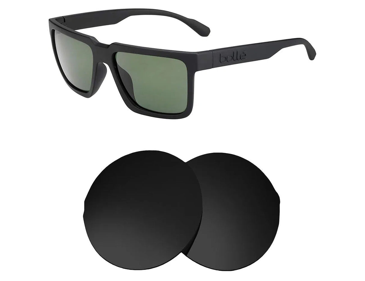 Bolle Frank-Replacement Lenses-Volcanic Black-Non-Polarized-Seek Optics