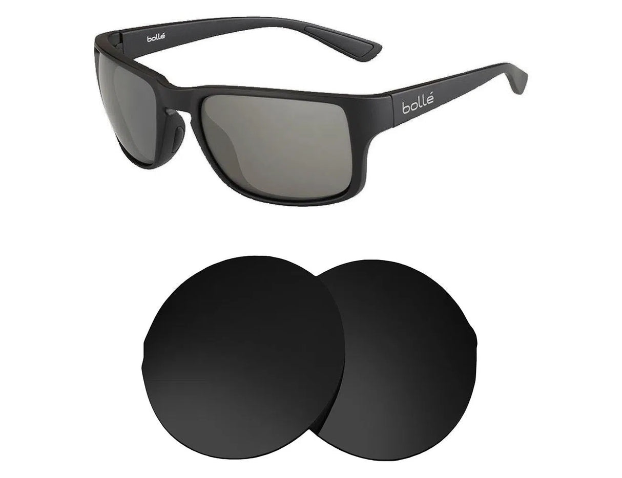 Bolle Slate-Replacement Lenses-Volcanic Black-Non-Polarized-Seek Optics
