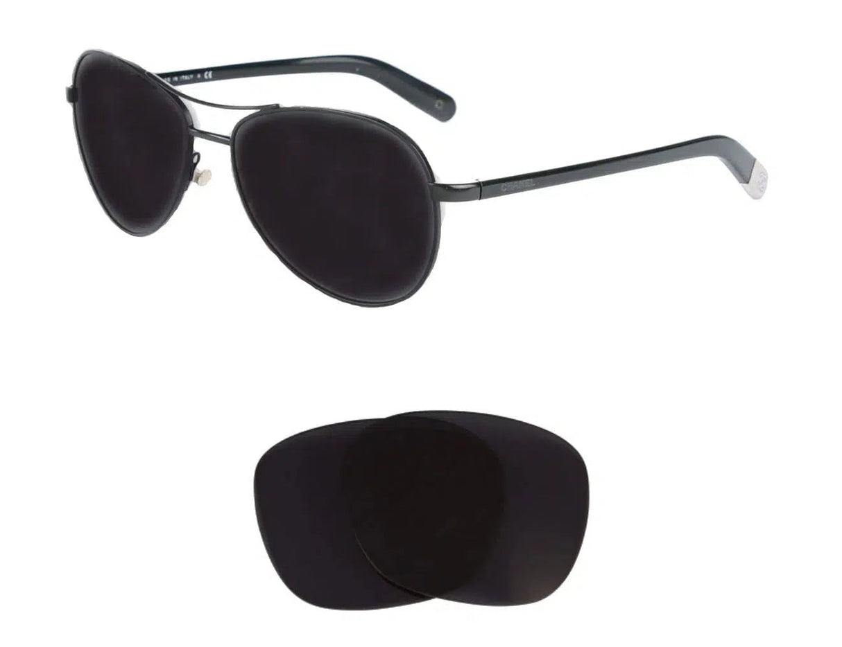 Chanel 4201-Replacement Lenses-Volcanic Black-Non-Polarized-Seek Optics