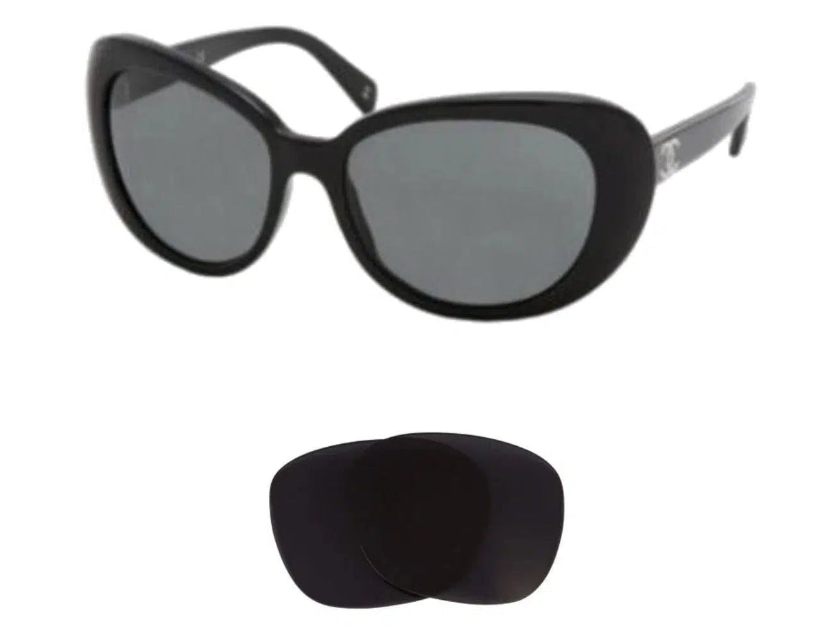 Chanel 5151B-Replacement Lenses-Volcanic Black-Non-Polarized-Seek Optics