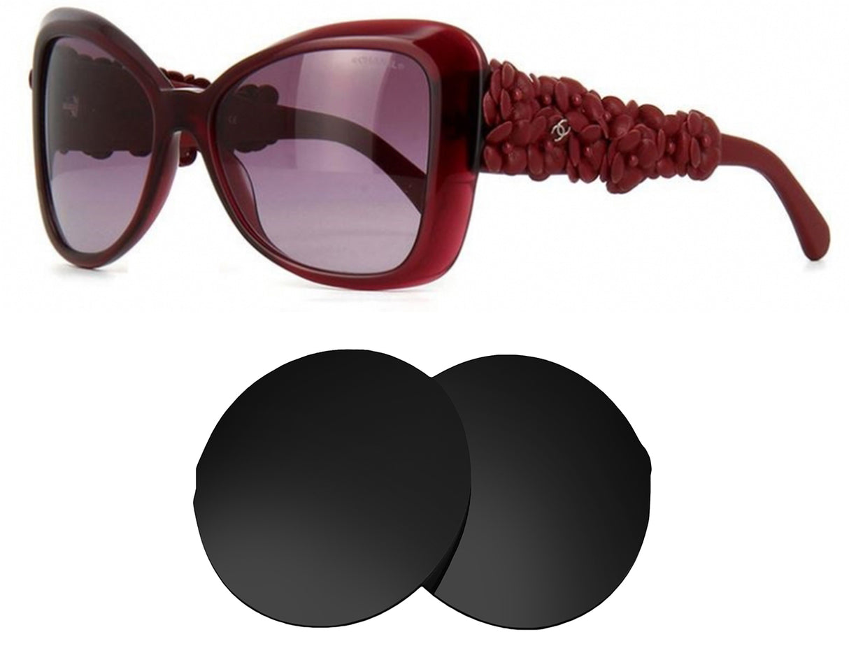 Chanel 5317-Q (55mm)-Replacement Lenses-Volcanic Black-Non-Polarized-Seek Optics