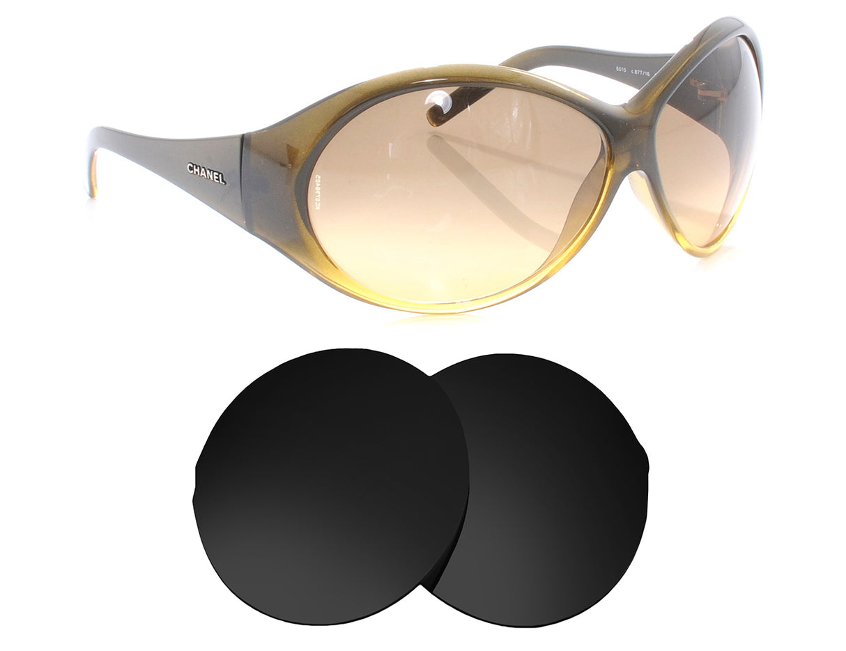 Chanel 6015-Replacement Lenses-Volcanic Black-Non-Polarized-Seek Optics