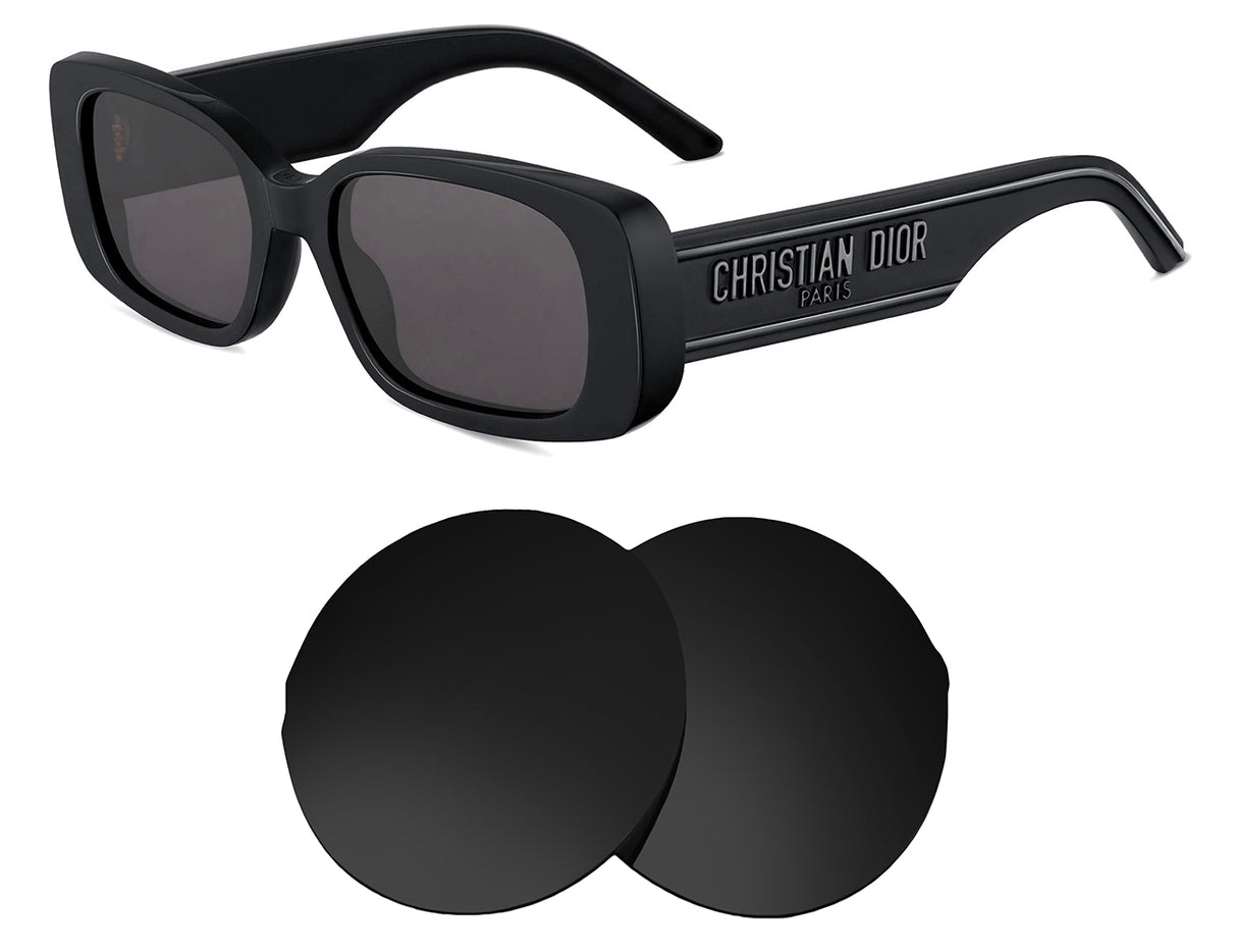Christian Dior Wildior-Replacement Lenses-Volcanic Black-Non-Polarized-Seek Optics