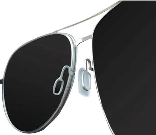 Clear Nosepads for Metal Sunglasses and Eyeglasses-Rubber Kit-Tear Drop Slide-In System 3-Seek Optics