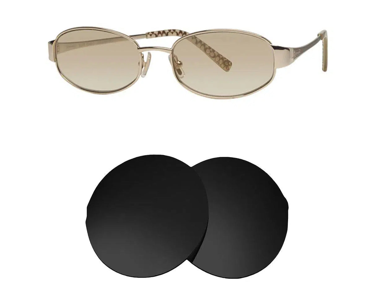 Coach Elise S507-Replacement Lenses-Volcanic Black-Non-Polarized-Seek Optics
