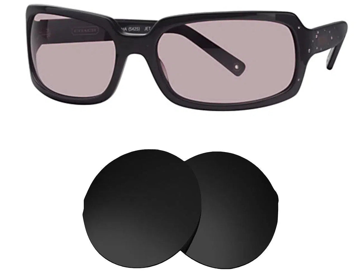 Coach Samantha S425-Replacement Lenses-Volcanic Black-Non-Polarized-Seek Optics