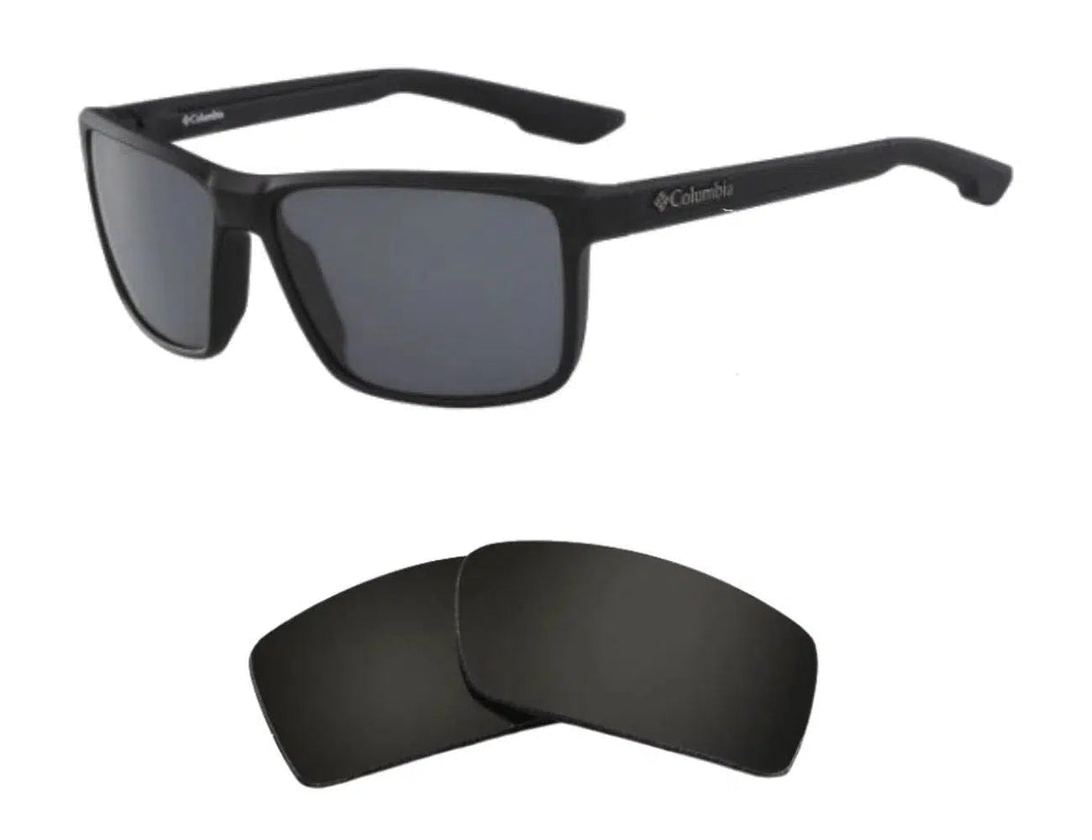 Columbia Hazen-Replacement Lenses-Volcanic Black-Non-Polarized-Seek Optics