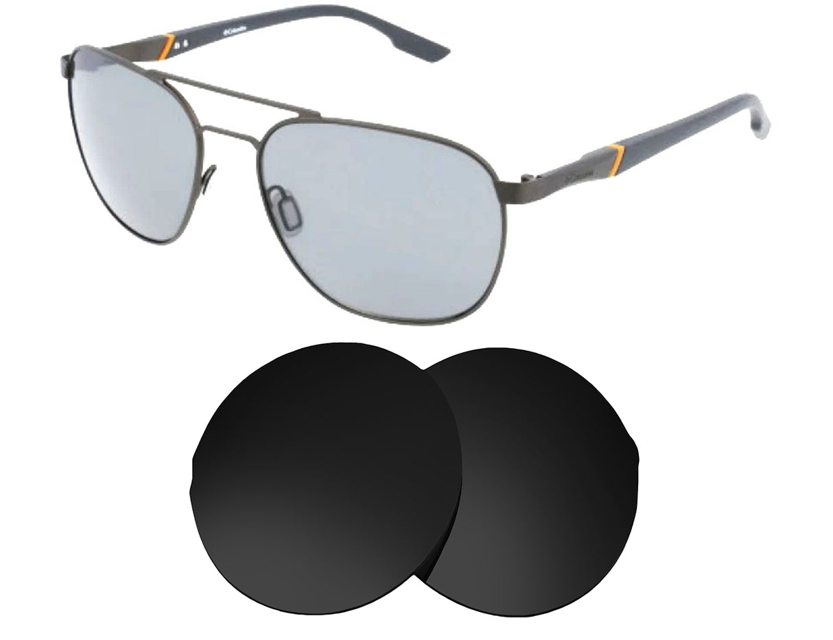 Columbia C118 S-Replacement Lenses-Volcanic Black-Non-Polarized-Seek Optics