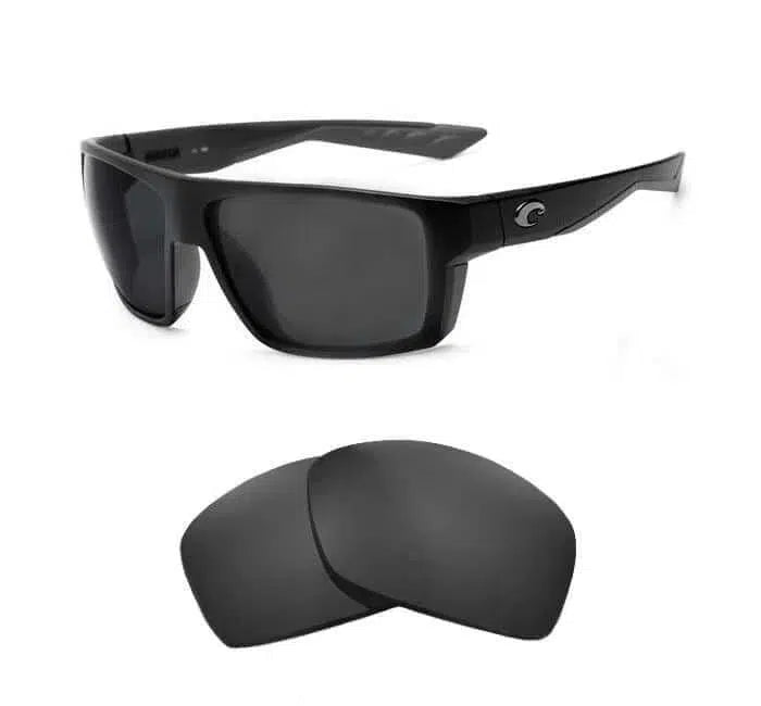 Costa Del Mar Bloke-Replacement Lenses-Volcanic Black-Non-Polarized-Seek Optics