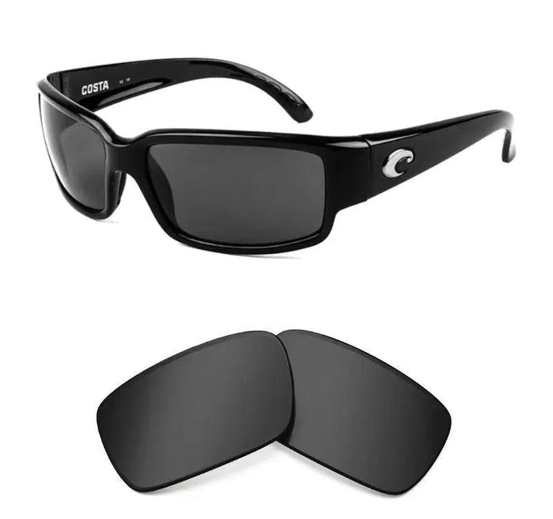 Costa Del Mar Caballito-Replacement Lenses-Volcanic Black-Non-Polarized-Seek Optics