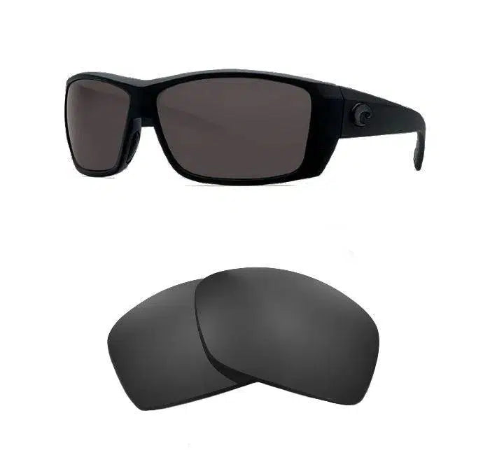 Costa Del Mar Cat Cay-Replacement Lenses-Volcanic Black-Non-Polarized-Seek Optics