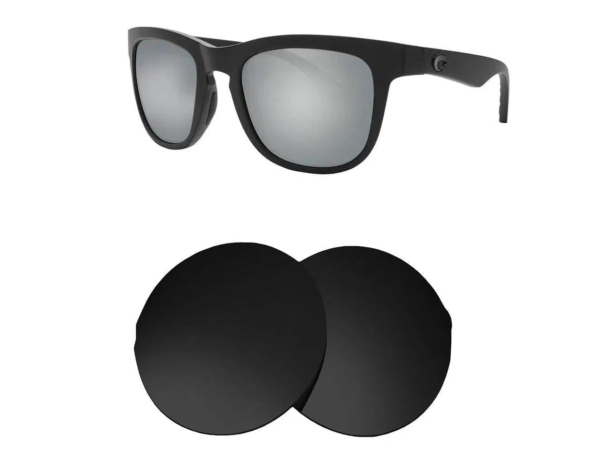 Costa Del Mar Copra-Replacement Lenses-Volcanic Black-Non-Polarized-Seek Optics