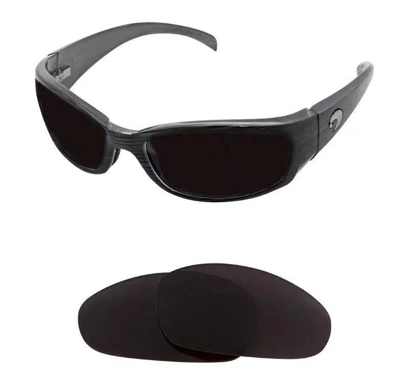 Costa Del Mar Hammerhead-Replacement Lenses-Volcanic Black-Non-Polarized-Seek Optics
