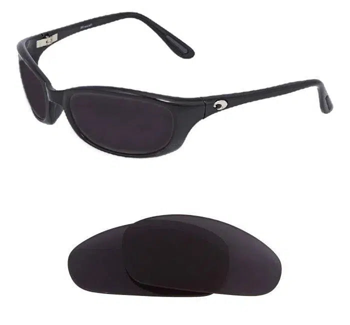 Costa Del Mar Harpoon-Replacement Lenses-Volcanic Black-Non-Polarized-Seek Optics