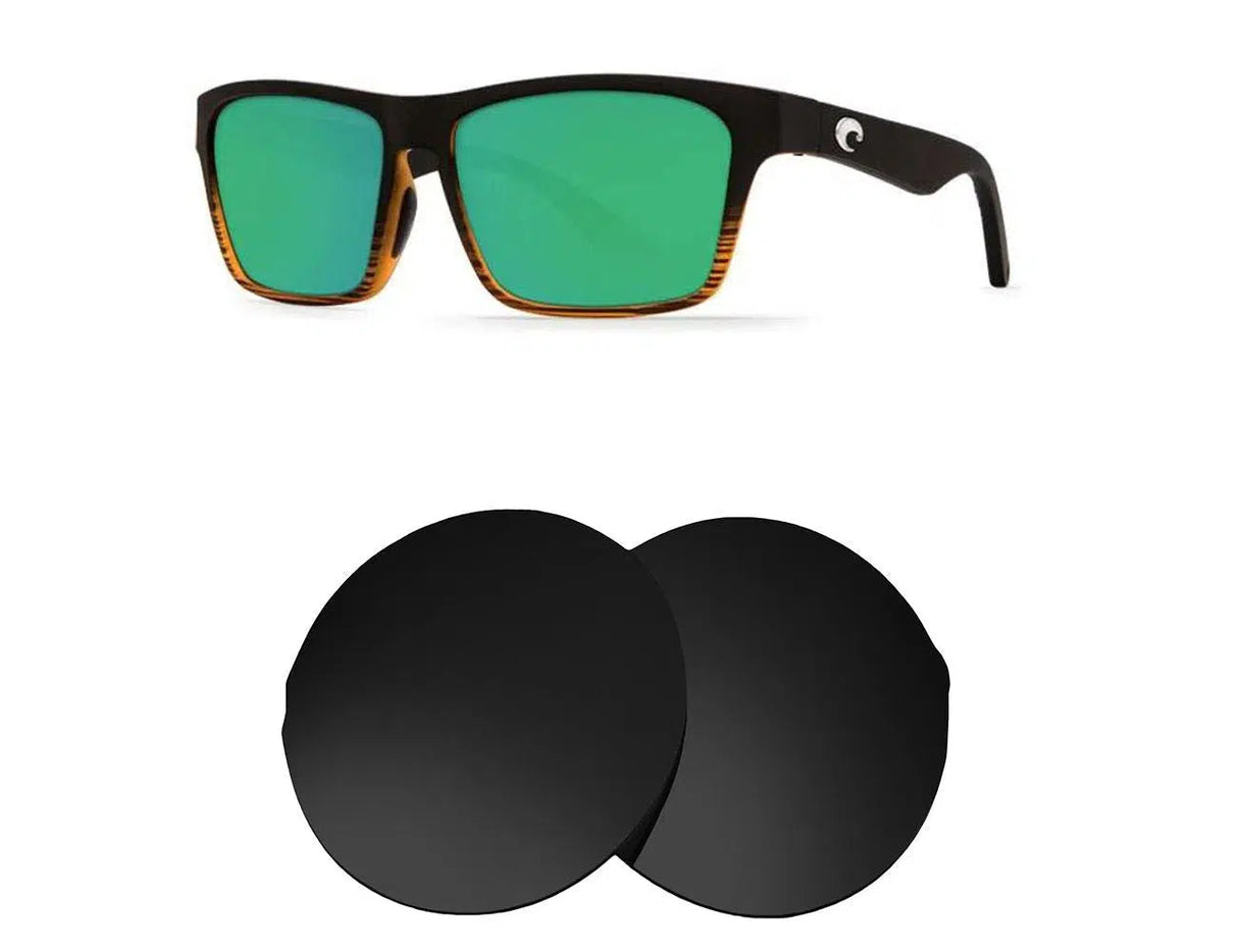 Costa Del Mar Hinano-Replacement Lenses-Volcanic Black-Non-Polarized-Seek Optics