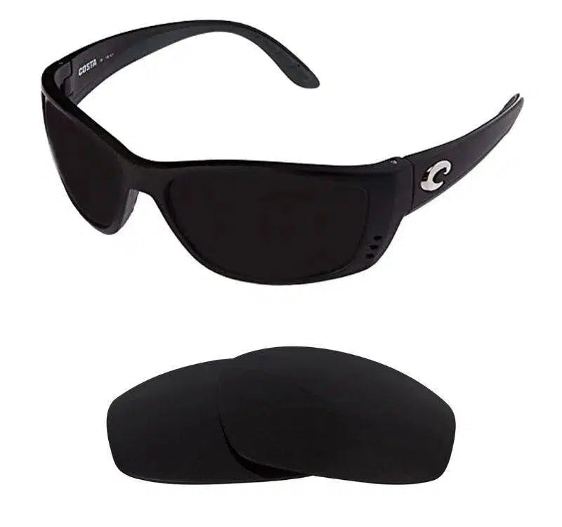 Costa Del Mar Howler-Replacement Lenses-Volcanic Black-Non-Polarized-Seek Optics