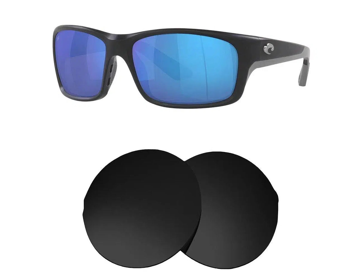 Costa Del Mar Jose-Replacement Lenses-Volcanic Black-Non-Polarized-Seek Optics