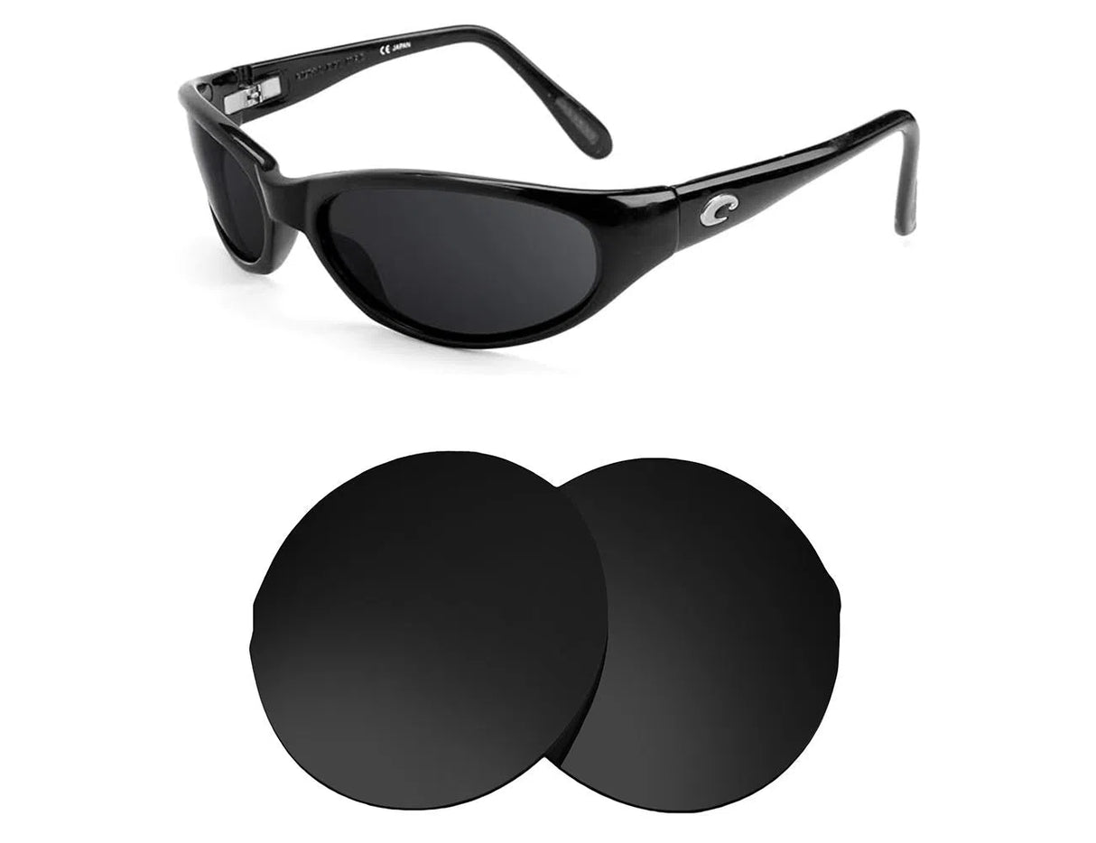 Costa Del Mar MP2-Replacement Lenses-Volcanic Black-Non-Polarized-Seek Optics