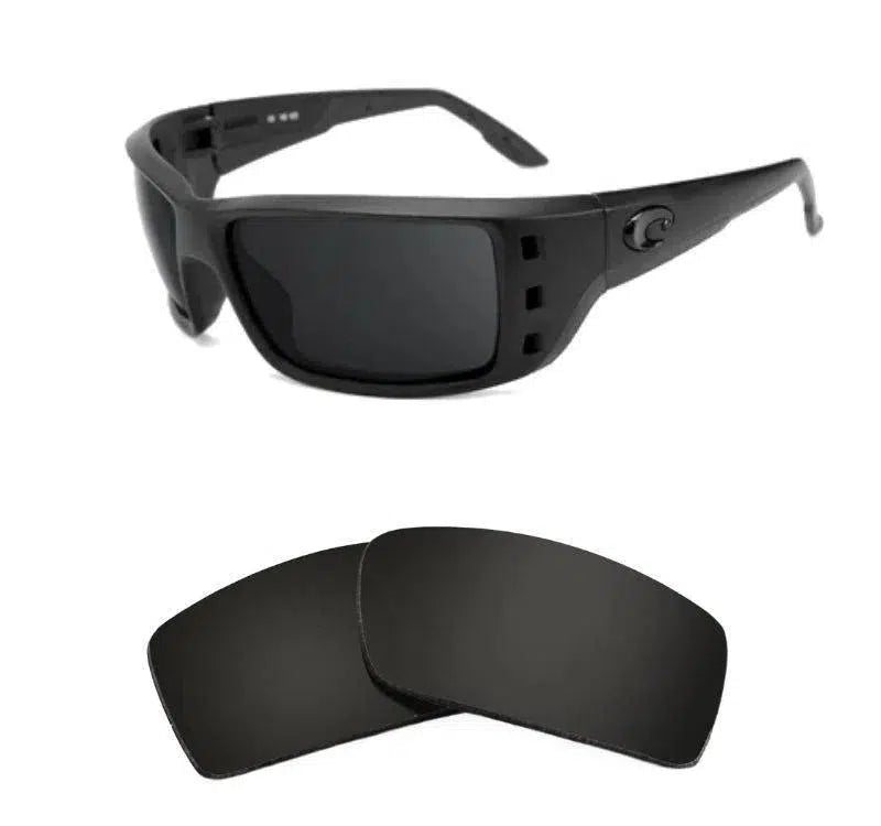 Costa Del Mar Permit-Replacement Lenses-Volcanic Black-Non-Polarized-Seek Optics