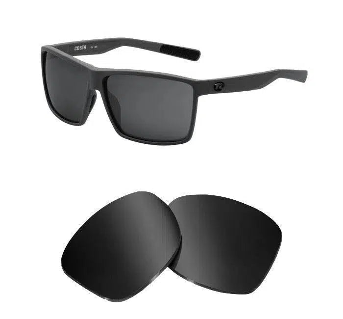 Costa Del Mar Rincon-Replacement Lenses-Volcanic Black-Non-Polarized-Seek Optics