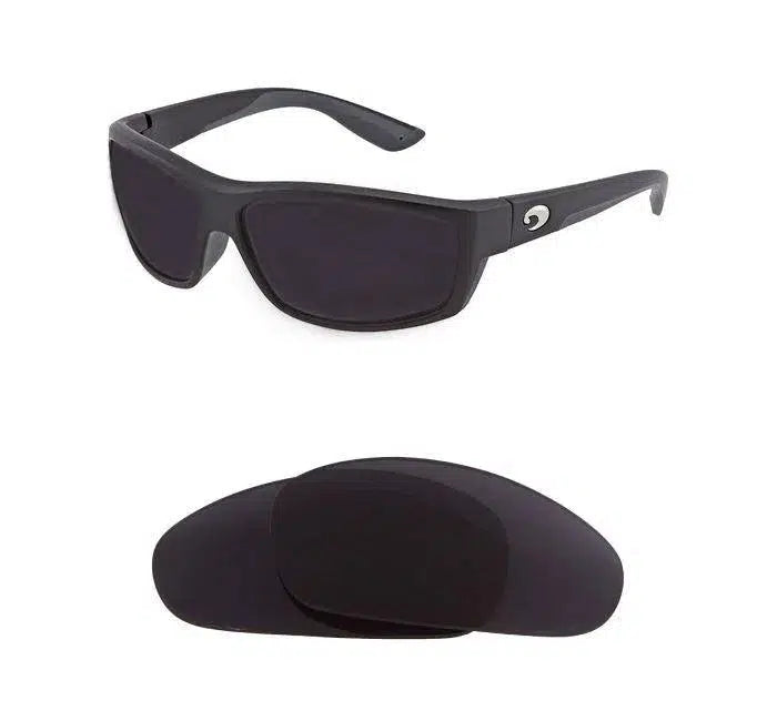 Costa Del Mar Saltbreak-Replacement Lenses-Volcanic Black-Non-Polarized-Seek Optics