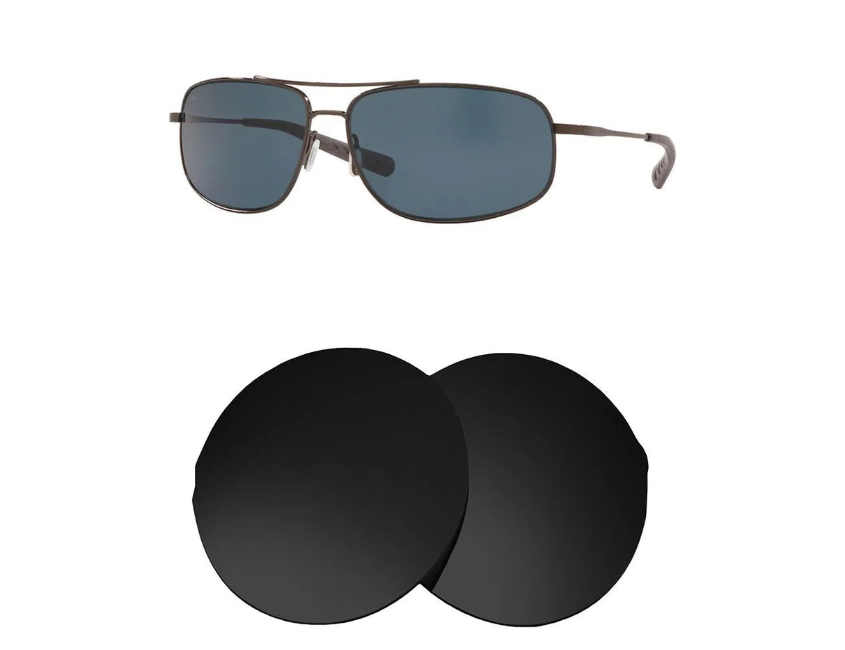 Costa Del Mar Shipmaster-Replacement Lenses-Volcanic Black-Non-Polarized-Seek Optics