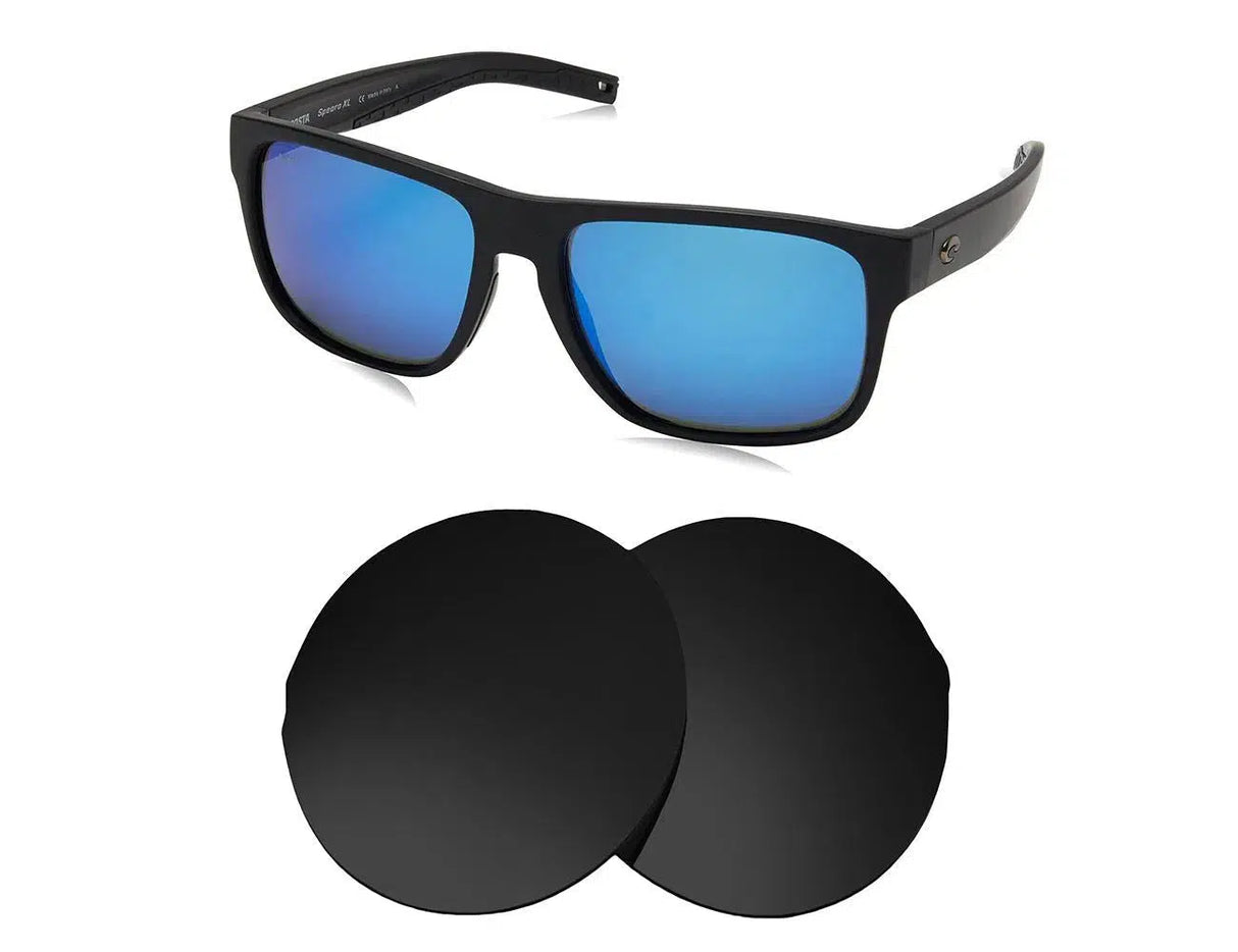Costa Del Mar Spearo XL-Replacement Lenses-Volcanic Black-Non-Polarized-Seek Optics