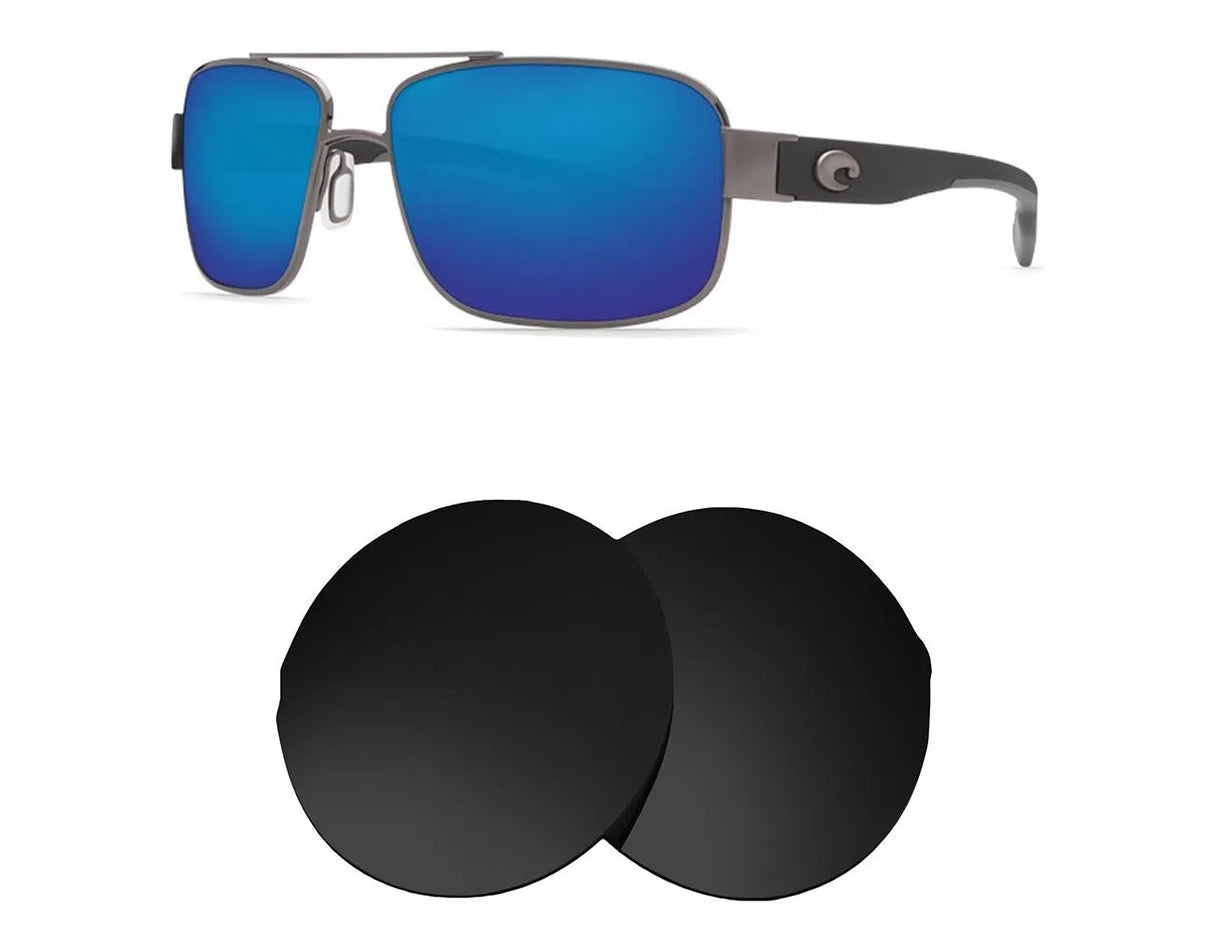 Costa Del Mar Tower-Replacement Lenses-Volcanic Black-Non-Polarized-Seek Optics